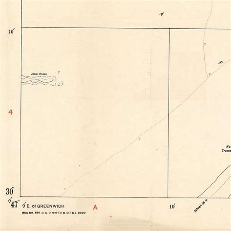 Old Map of Mesopotamia, Basra, Iraq and Abadan, Iran, 1917, Fine ...