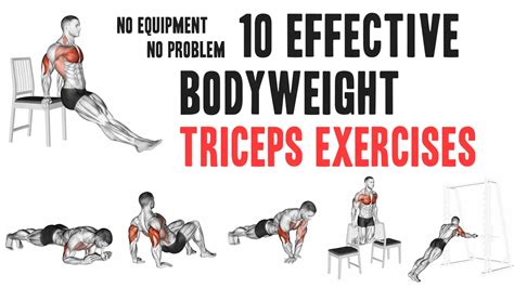 Bodyweight Triceps Workout At Home | EOUA Blog