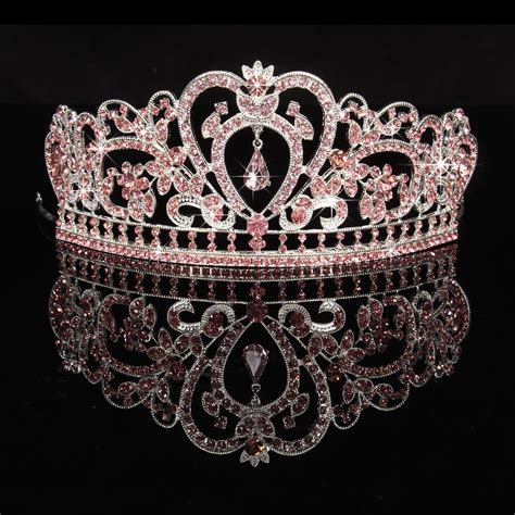 Luxury Women Girls Crystal Rhinestone Wedding Tiara Crown Prom Pageant Princess Crowns Bridal ...
