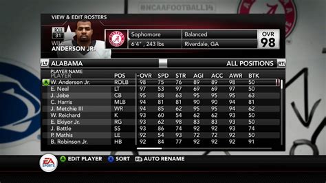 NCAA Football 22 ROSTERS (Check Description)