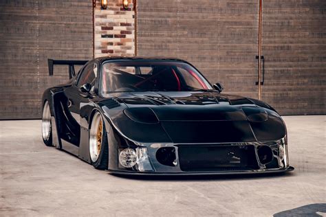 Liberty Walk Mazda RX-7 FD Silhouette Body Kit Is the JDM Slantnose ...