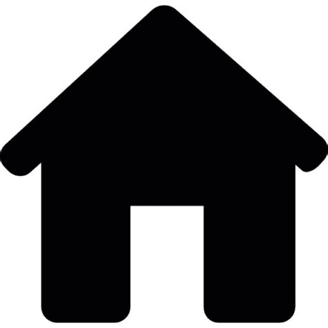 House black silhouette without door Icons | Free Download