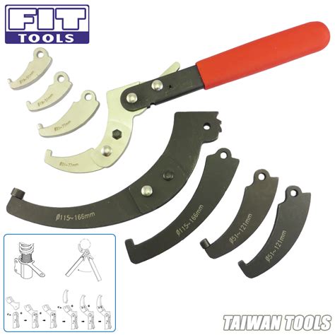 【FIT TOOLS】Adjustable Pin and Hook Spanner Wrench Set|Auto repair tools ...