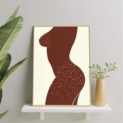 Stretch Marks Art Print Female Body Positive Art Print - Etsy