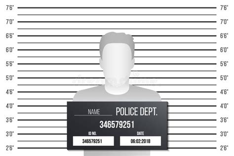 Mugshot stock vector. Illustration of breaking, identification - 15185529