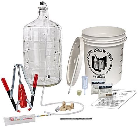 Kitchen & Dining Winemakers Depot WEK50G Ultimate Wine Making Equipment Kit 6 gal Glass Carboy ...