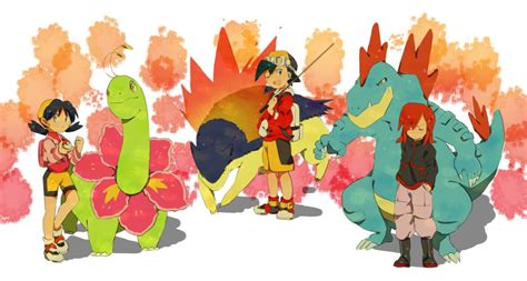 Gold, Silver, And Crystal - Pokémon Fan Art (25598544) - Fanpop