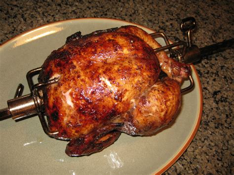 Homemade BBQ Rotisserie Chicken Recipe - Delishably