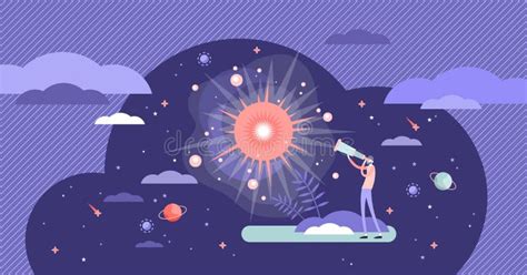 The Big Bang Theory Birth Of The Universe Diagrams Stock Illustration ...