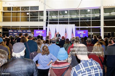 Robert F. Kennedy Jr. speaks to supporters during a campaign event at... News Photo - Getty Images