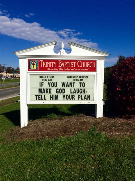 Funny Baptist Church Signs