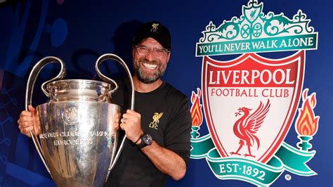 Jurgen Klopp's Liverpool Signed Champions League Trophy in Display Case - CharityStars