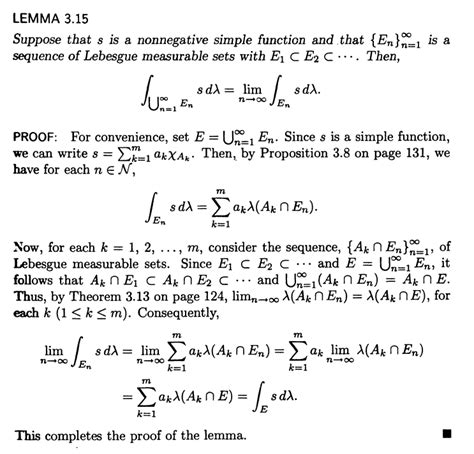 real analysis - Proof monotone convergence theorem, why do they use ...