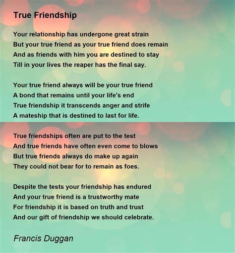 True Friendship Poems