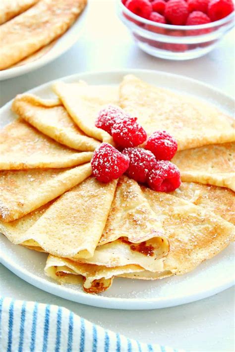 Easy Crepe Recipe - Crunchy Creamy Sweet