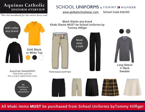 School Uniforms by Tommy | Aquinas Catholic Schools