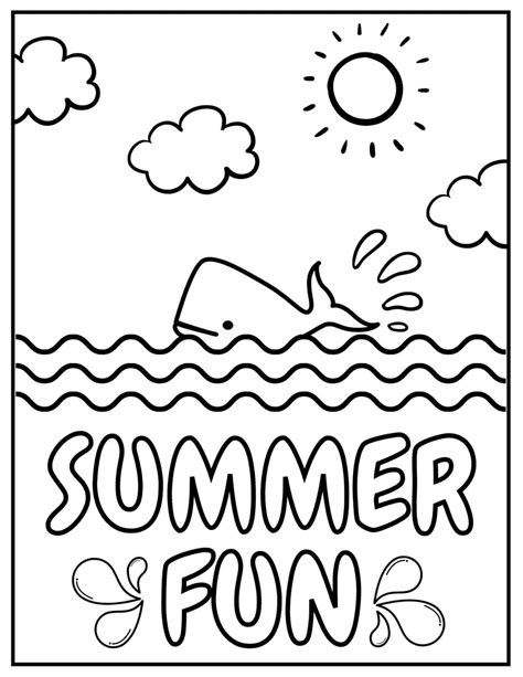 Printable Coloring Sheets For Summer - prntbl.concejomunicipaldechinu.gov.co