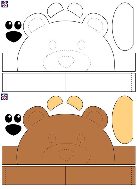 Printable Bear Ears Headband Template