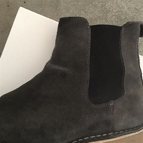 Grey suede Chelsea boots OPEN TO OFFERS Unbranded,... - Depop