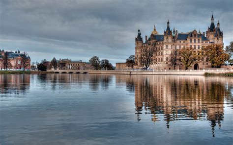 water, Sky, Clouds, Hamburg, Germany, Castle, Reflection Wallpapers HD / Desktop and Mobile ...