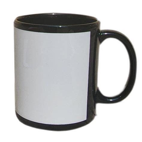 Black(Inner) Plain Ceramic Sublimation Coffee Mug, For Gifting, Capacity: 400ml at Rs 100/piece ...