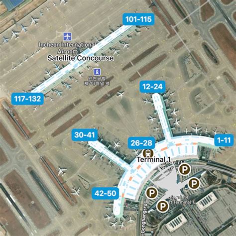 Incheon Airport Map: Guide to ICN's Terminals