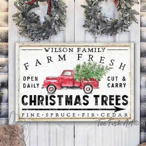 Christmas Tree Farm Sign - Etsy