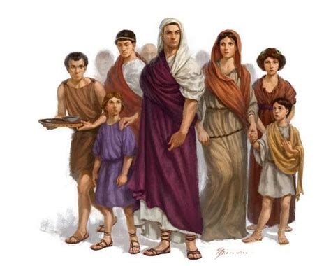 A typical ancient Greek Family | Ancient roman clothing, Ancient rome clothing, Roman clothes