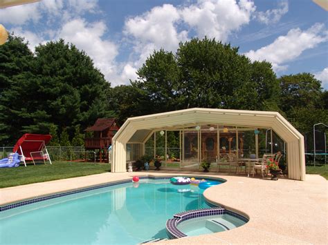 Connecticut Glass Pool Enclosure Manufactured by Roll-A-CoverAmerica's ...