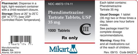 Phendimetrazine Tablets - FDA prescribing information, side effects and uses