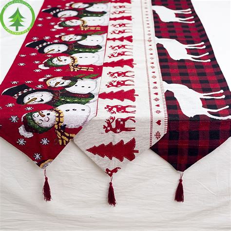 Christmas Table Cloth Decorative Table Covers For Picnic Banquet ...