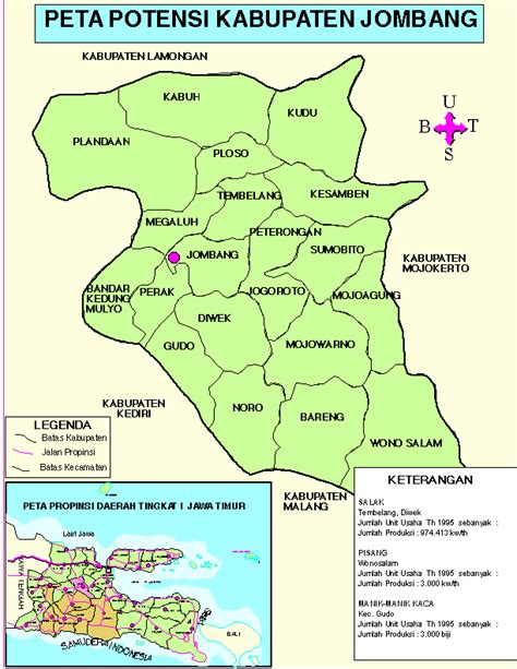 POTENTIAL MAP OF JOMBANG REGENCY