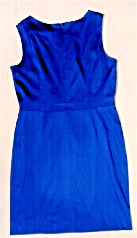 Tahari Royal Blue Cocktail Sleeveless Dress, Size 14 - Gem