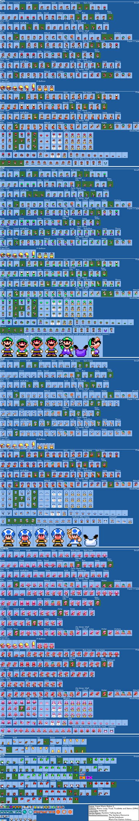 Super mario world sprites luigi - rytecook