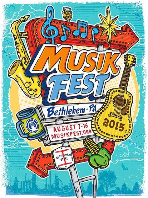 Here's Musikfest's 2019 poster (and every poster that preceded it since ...