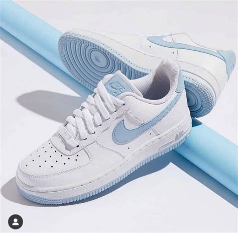 Custom blue AF1s in 2020 | Nike air shoes, Nike shoes air force, Air force shoes