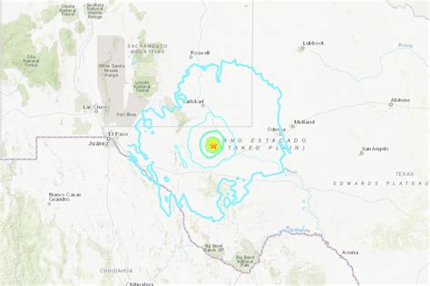 Usgs Earthquake Map Texas - Cornie Christean