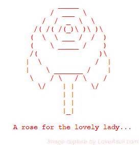 36 ASCII Art Flowers ideas | ascii art, ascii, flower art