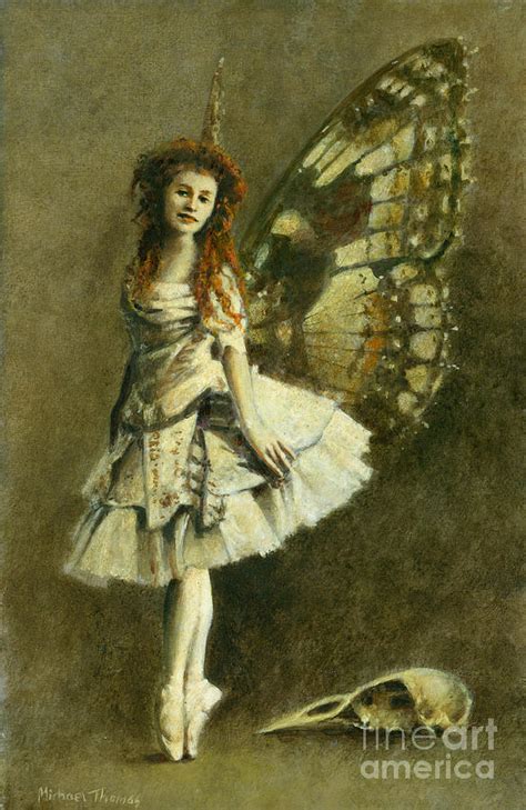 Victorian Gothic Fairy Painting by Michael Thomas