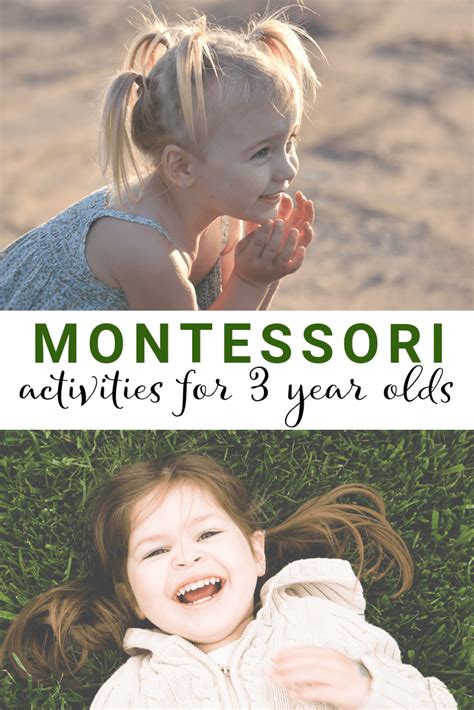 Super fun montessori activities games for 3 year olds – Artofit