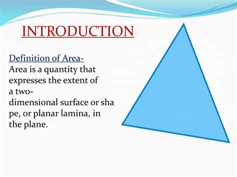 Area of triangle | PPT