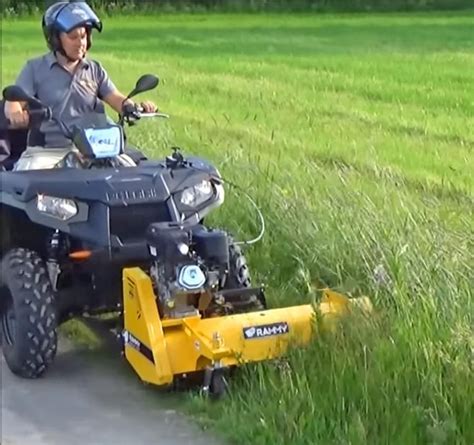 Rammy Lawn Mower ATV Attachment | Atv attachments, Lawn mower, Atv accessories