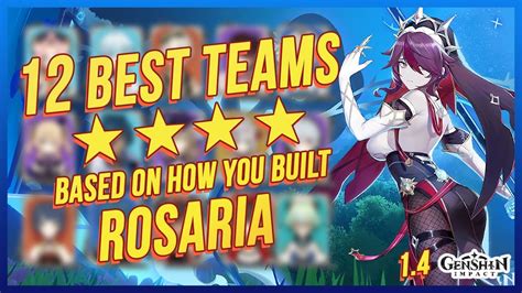 BEST 4 STAR TEAMS FOR ROSARIA | Physical Cyro DPS Cyro Support | F2P Friendly TEAM COMP BUILD ...