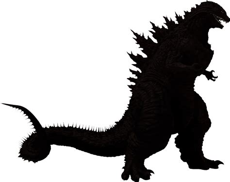 Godzilla Reboot Silhouette Kaiju Clip Art Godzilla Png Download | Porn ...