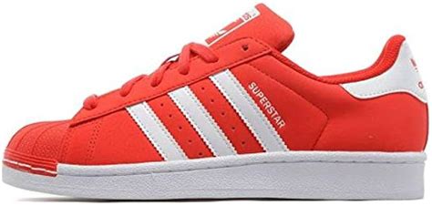 ADIDAS SUPERSTAR RED & WHITE STRIPES UK 3.5, EU 36 & US WMNS 5 BNIB: Amazon.co.uk: Shoes & Bags