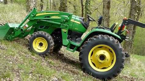 John DEERE 4520 compact tractor - YouTube