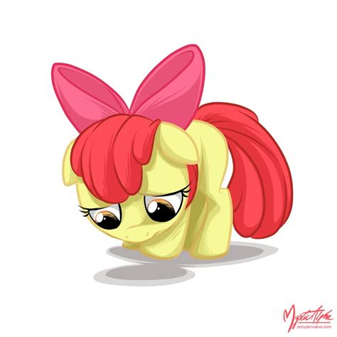 Sad Apple Bloom 3 by mysticalpha on DeviantArt