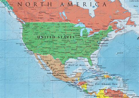 North America continent | north america map | list of countries in north america | einfon