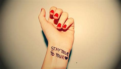 Stay true to your heart tattoo | Tattoo quotes, Tattoos, Tattoo quotes about life