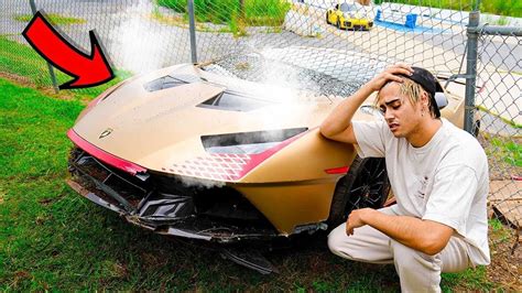 YouTuber's Lamborghini Huracan STO Crashes And It's Easy To See Why